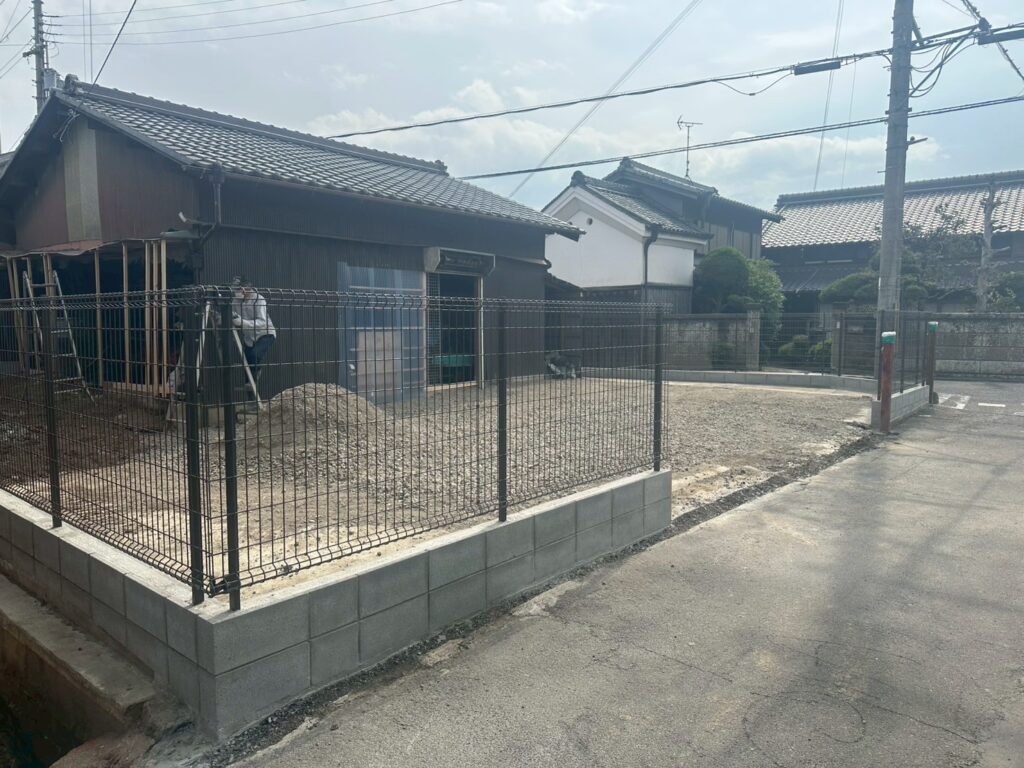 フェンス設置